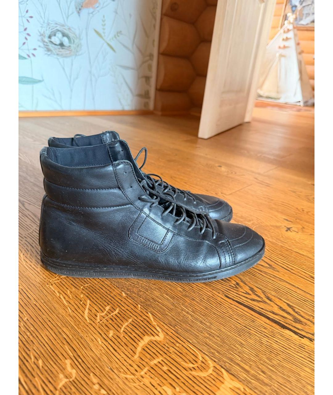 BIKKEMBERGS Черные кожаные низкие ботинки, фото 6