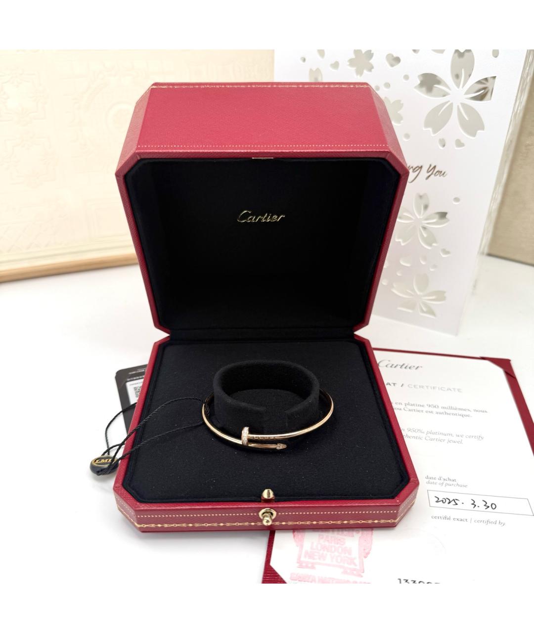 CARTIER Золотой браслет из розового золота, фото 2