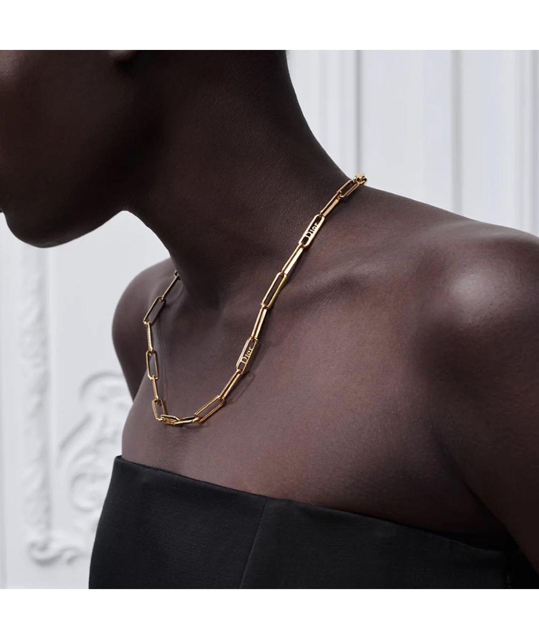 CHRISTIAN DIOR Золотое колье, фото 2