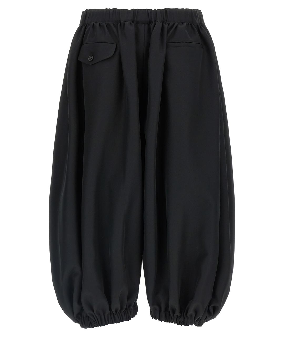 COMME DES GARÇONS Черные полиэстеровые повседневные брюки, фото 2