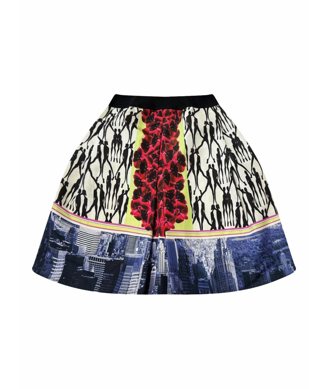 PINKO Мульти полиэстеровая юбка мини, фото 1