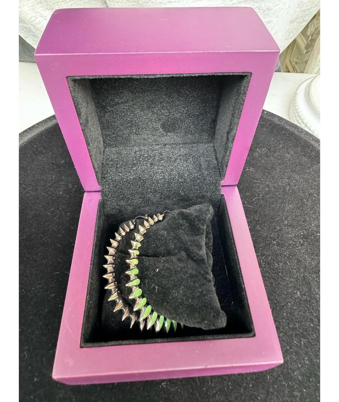 STEPHEN WEBSTER Салатовые серебряные серьги, фото 5