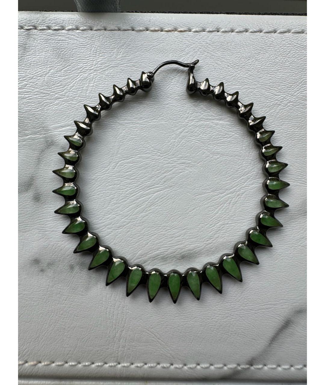 STEPHEN WEBSTER Салатовые серебряные серьги, фото 4