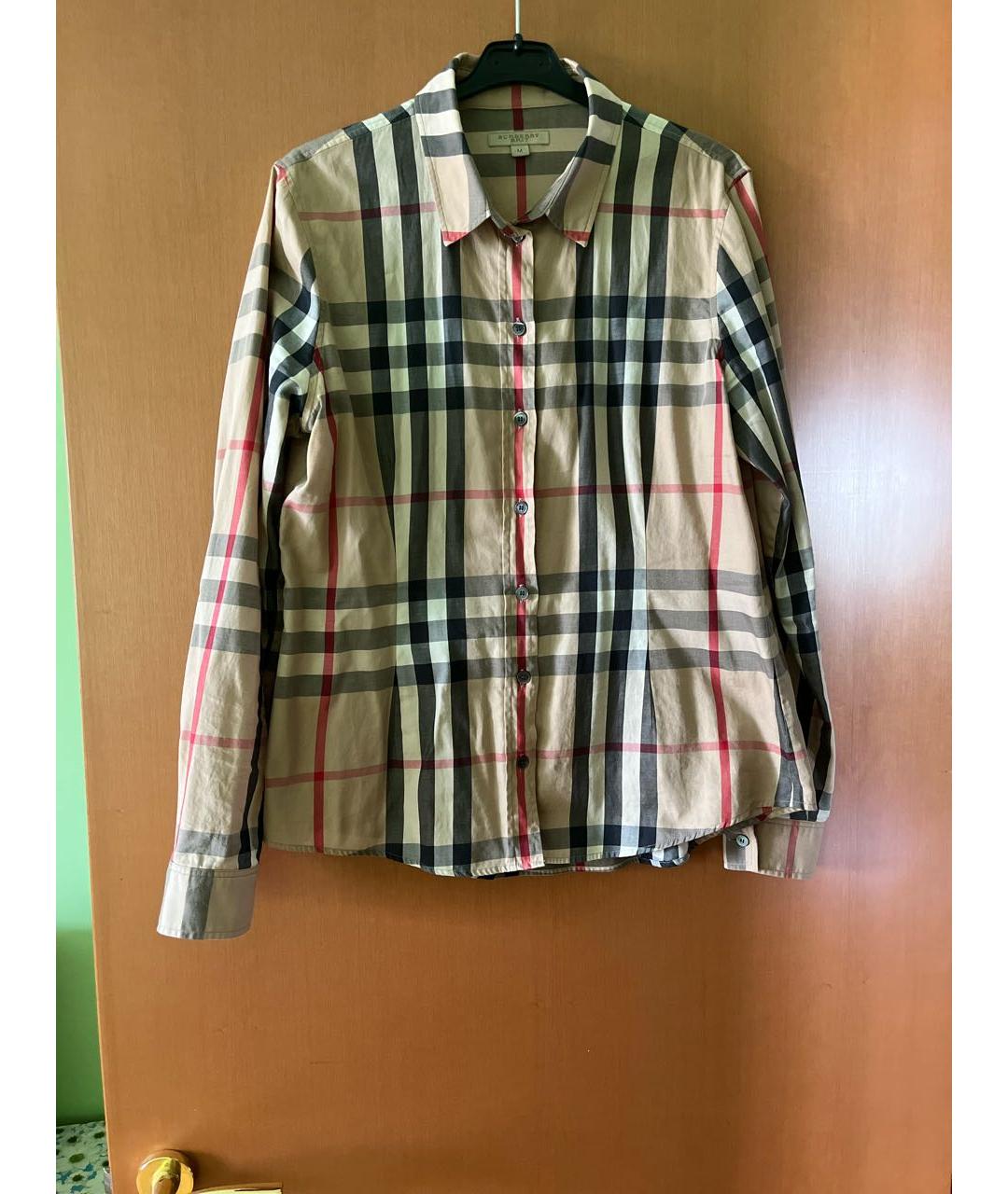 BURBERRY Мульти хлопковая рубашка, фото 6