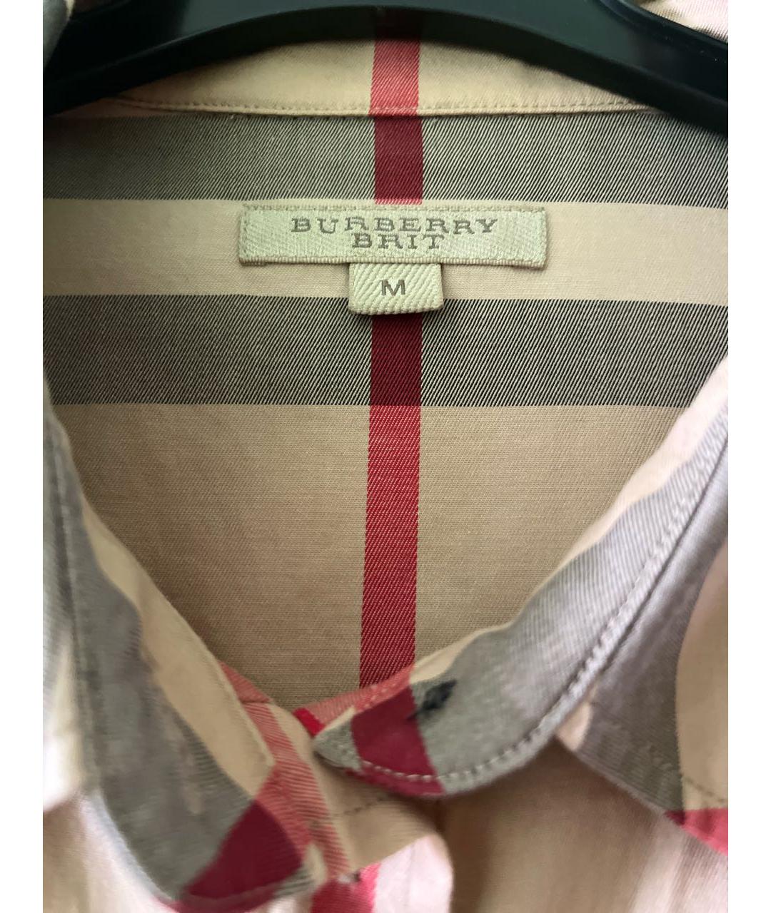 BURBERRY Мульти хлопковая рубашка, фото 3