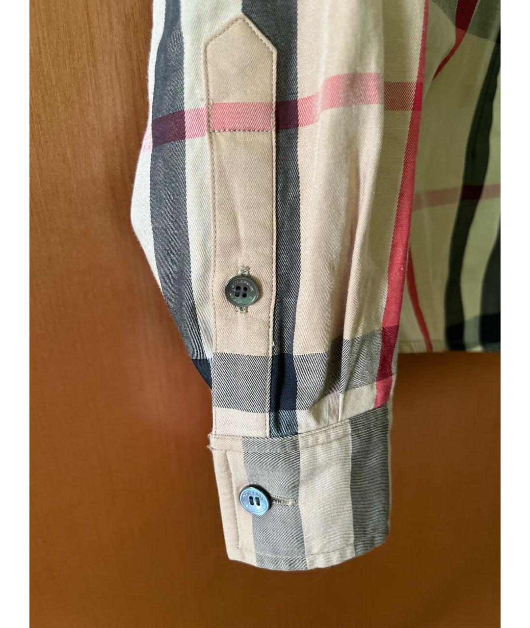 BURBERRY Мульти хлопковая рубашка, фото 4