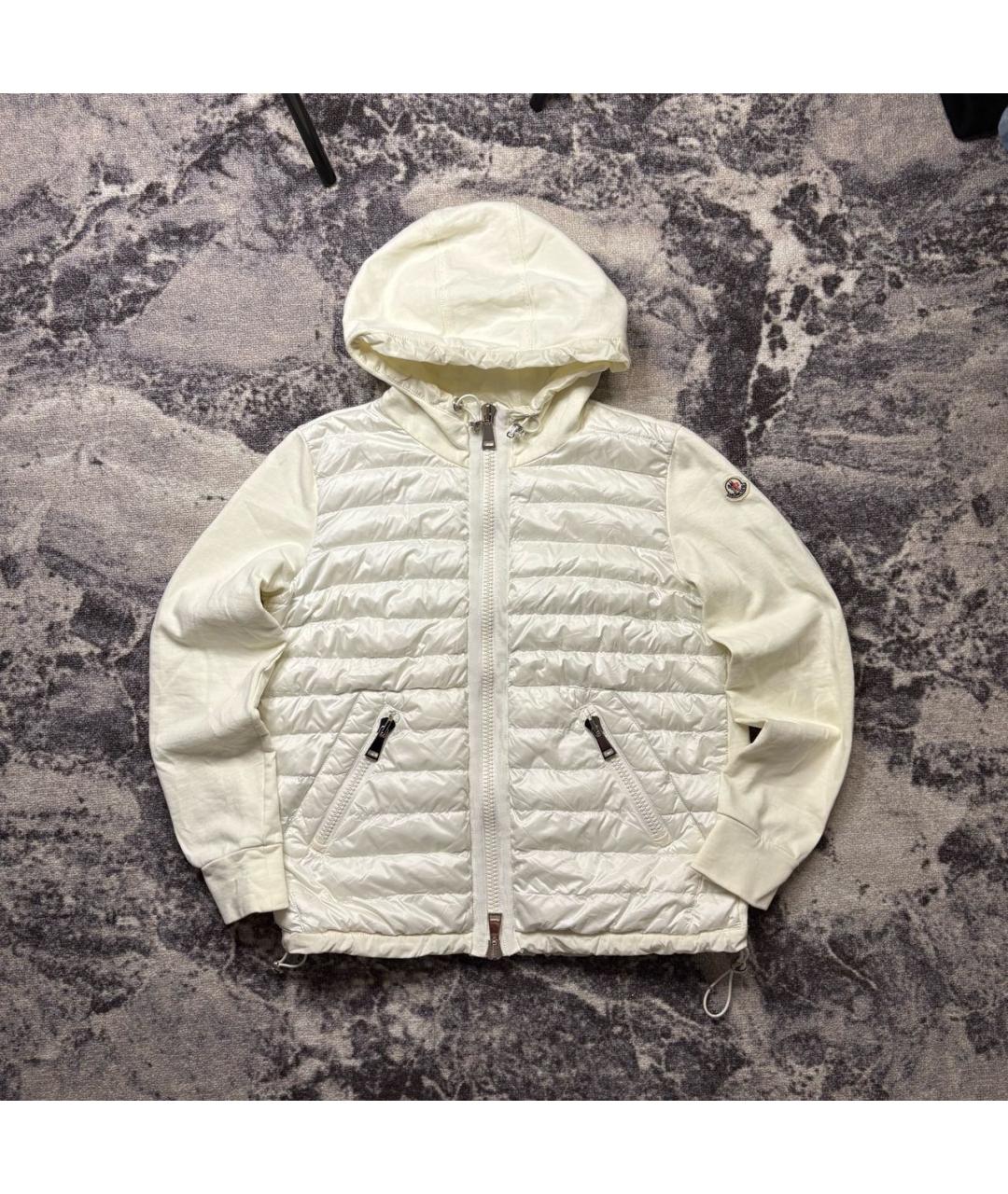 MONCLER Бежевая хлопковая куртка, фото 5