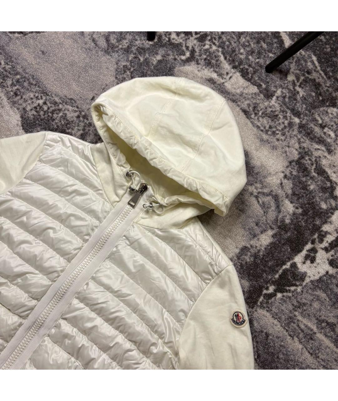 MONCLER Бежевая хлопковая куртка, фото 2