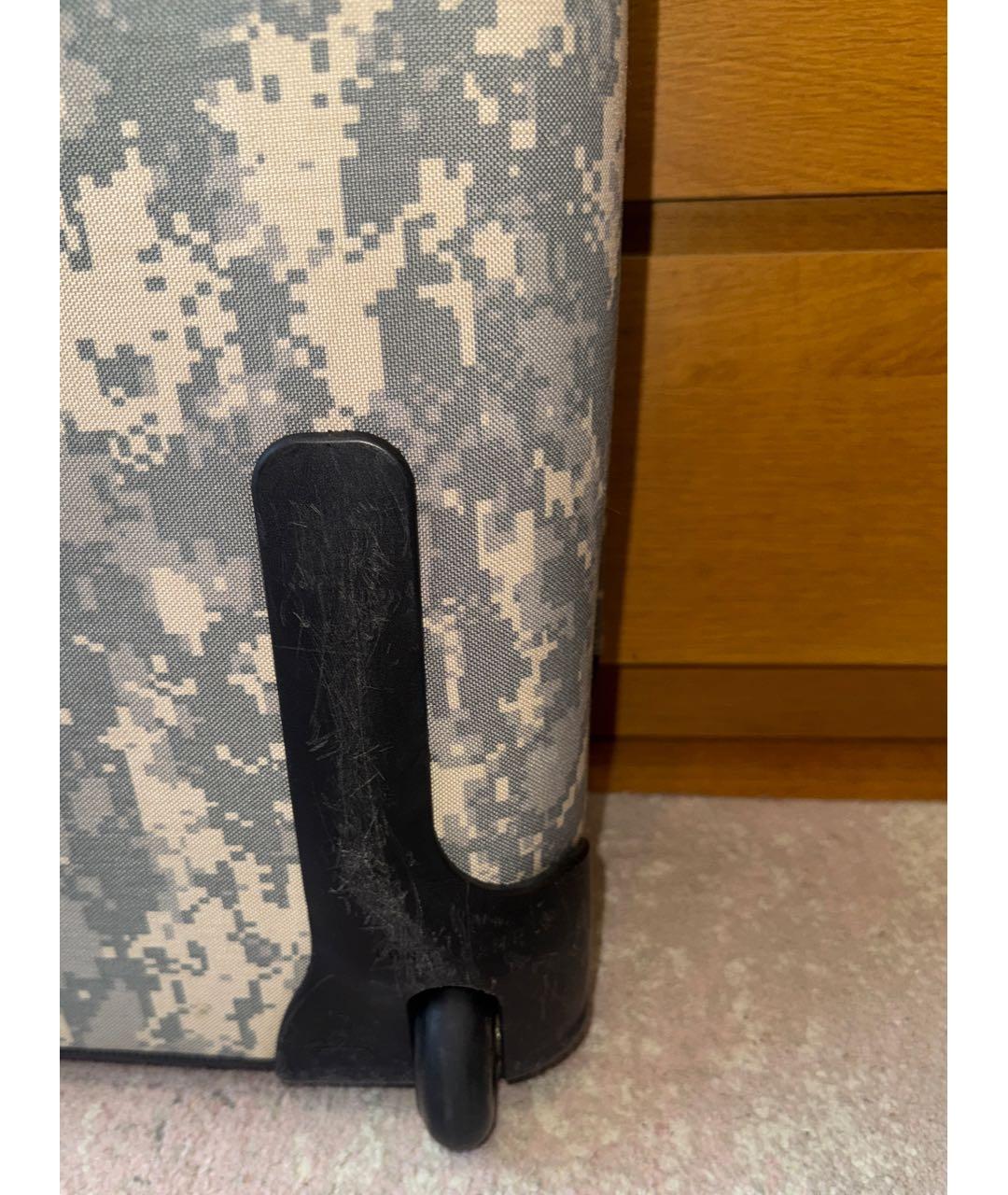 LONGCHAMP Хаки тканевый чемодан, фото 8