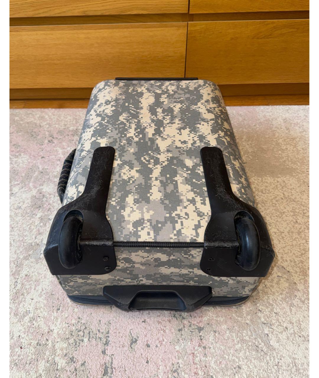 LONGCHAMP Хаки тканевый чемодан, фото 3