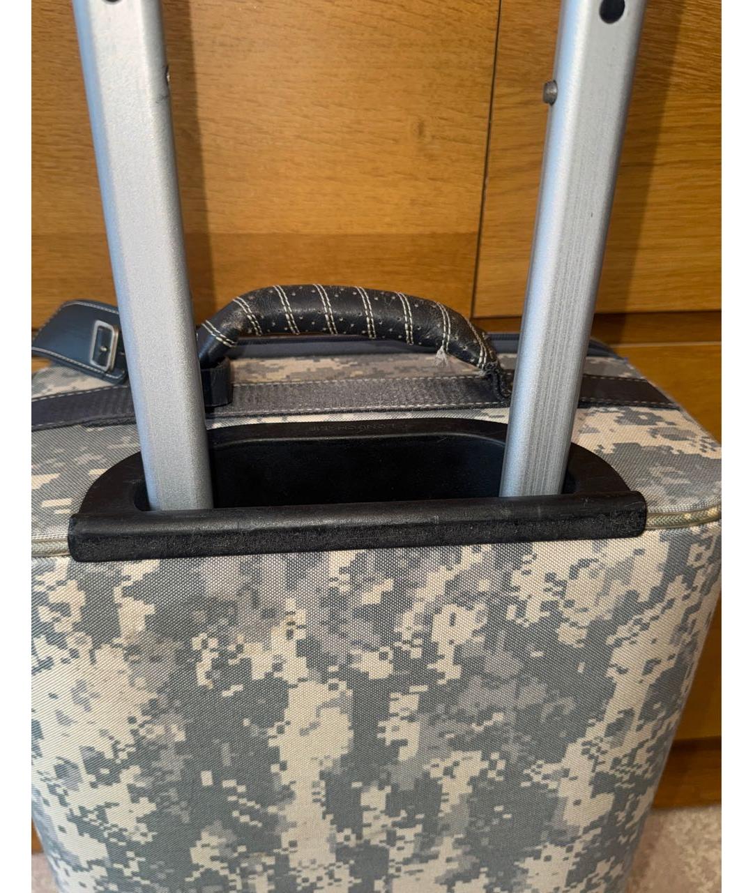 LONGCHAMP Хаки тканевый чемодан, фото 6