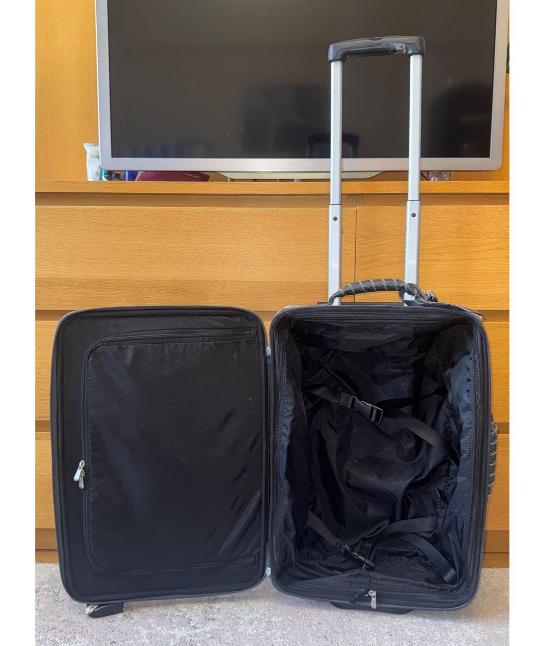 LONGCHAMP Хаки тканевый чемодан, фото 4