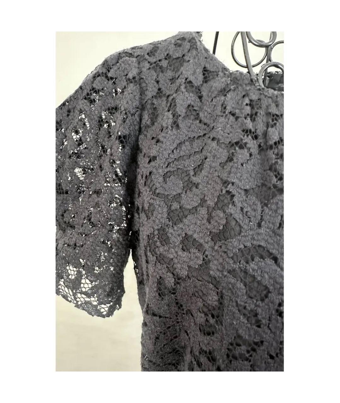 DOLCE&GABBANA Черное шелковое вечернее платье, фото 6