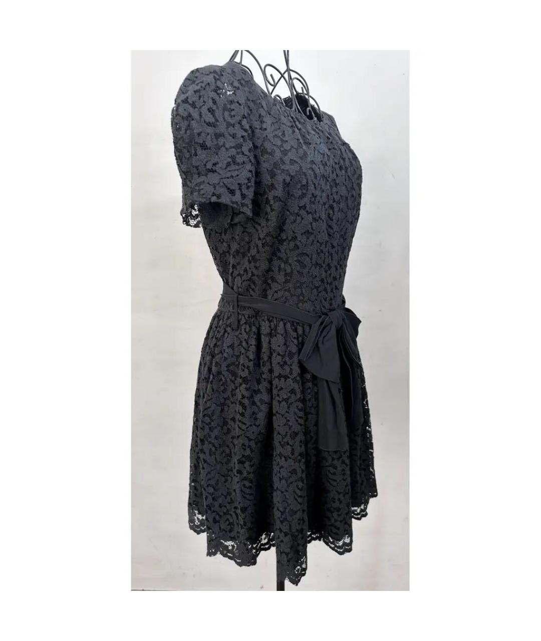 DOLCE&GABBANA Черное шелковое вечернее платье, фото 3