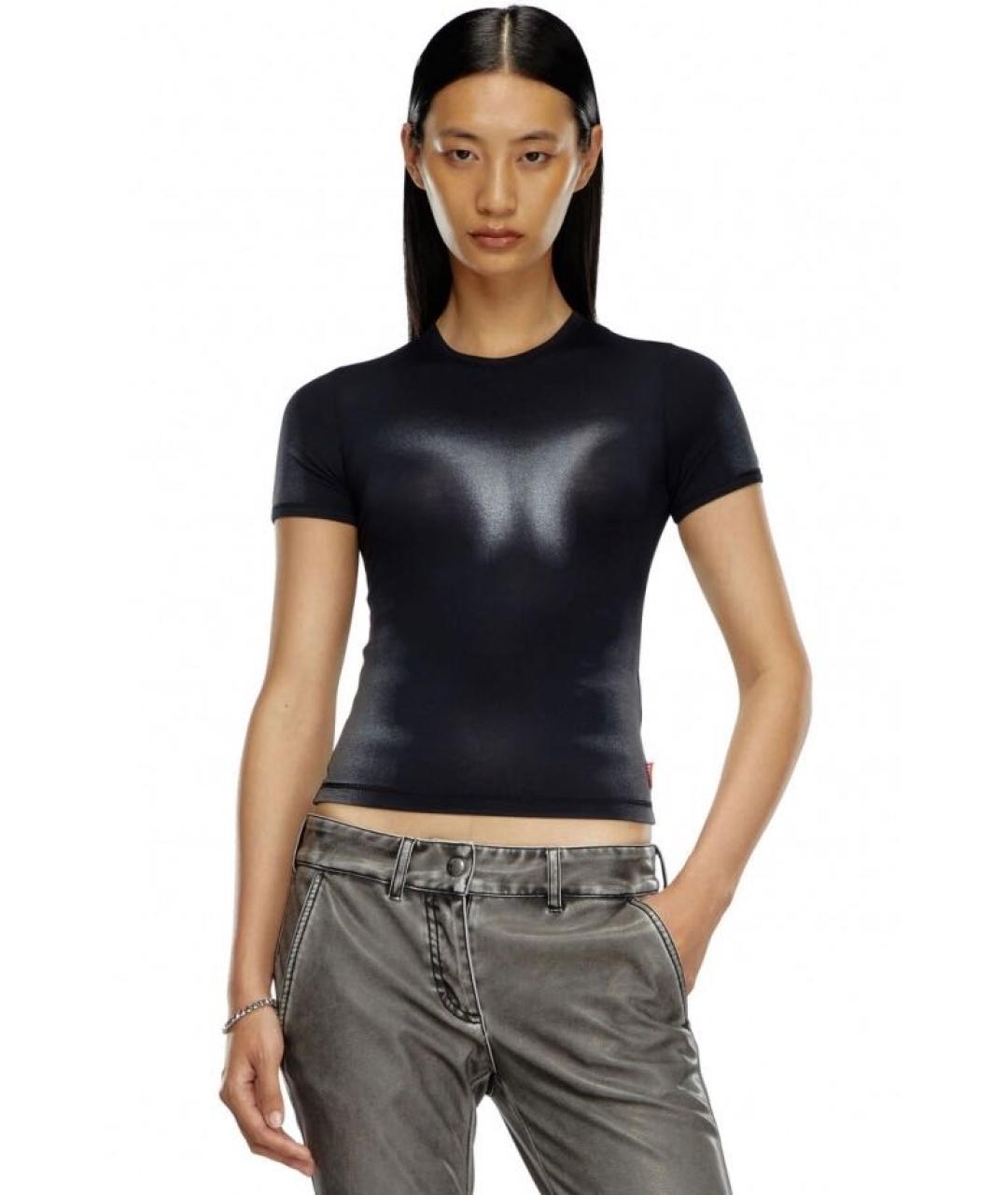 DIESEL Черная футболка, фото 2