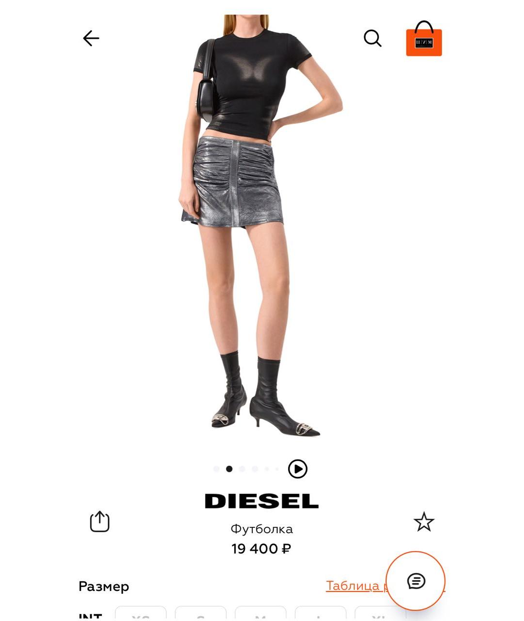 DIESEL Черная футболка, фото 8