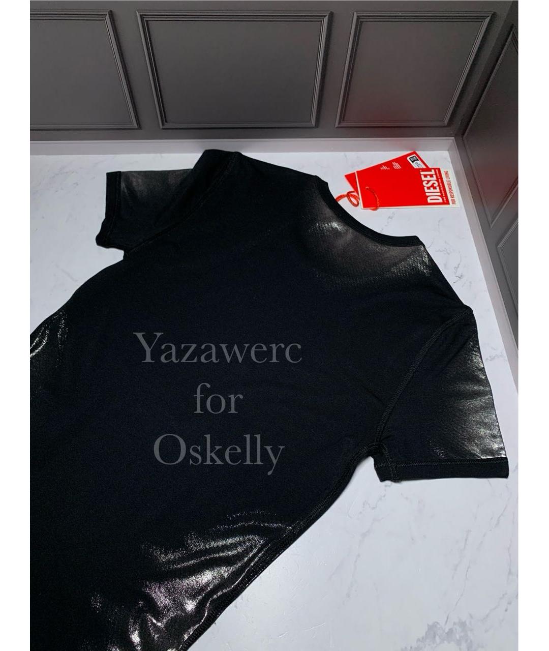 DIESEL Черная футболка, фото 5