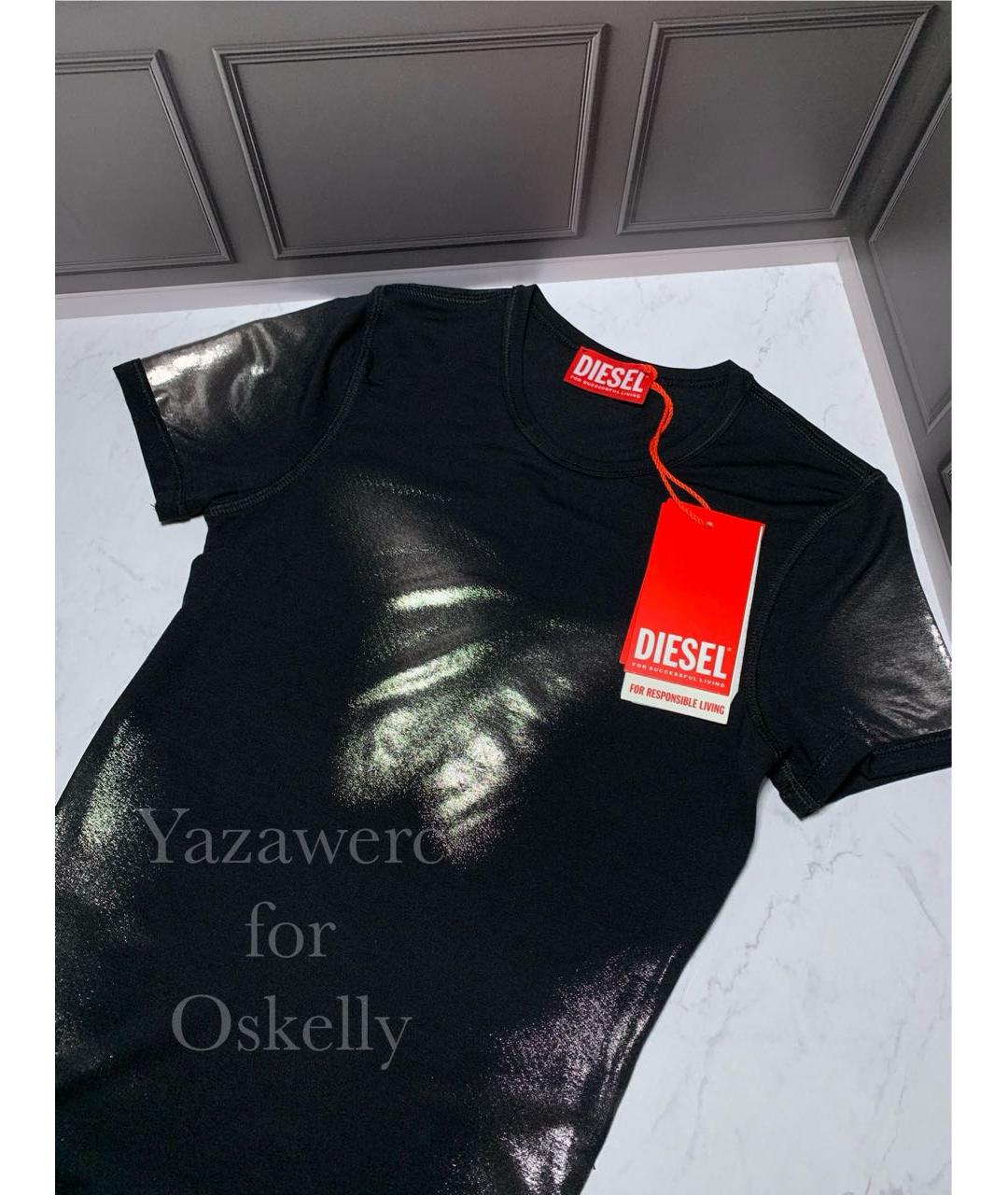DIESEL Черная футболка, фото 4