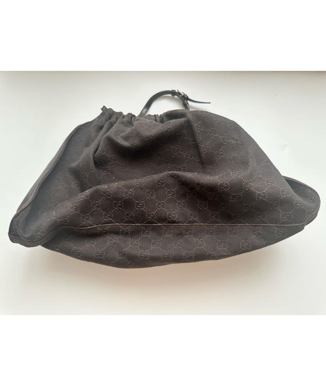 GUCCI Коричневая сумка с короткими ручками, фото 3