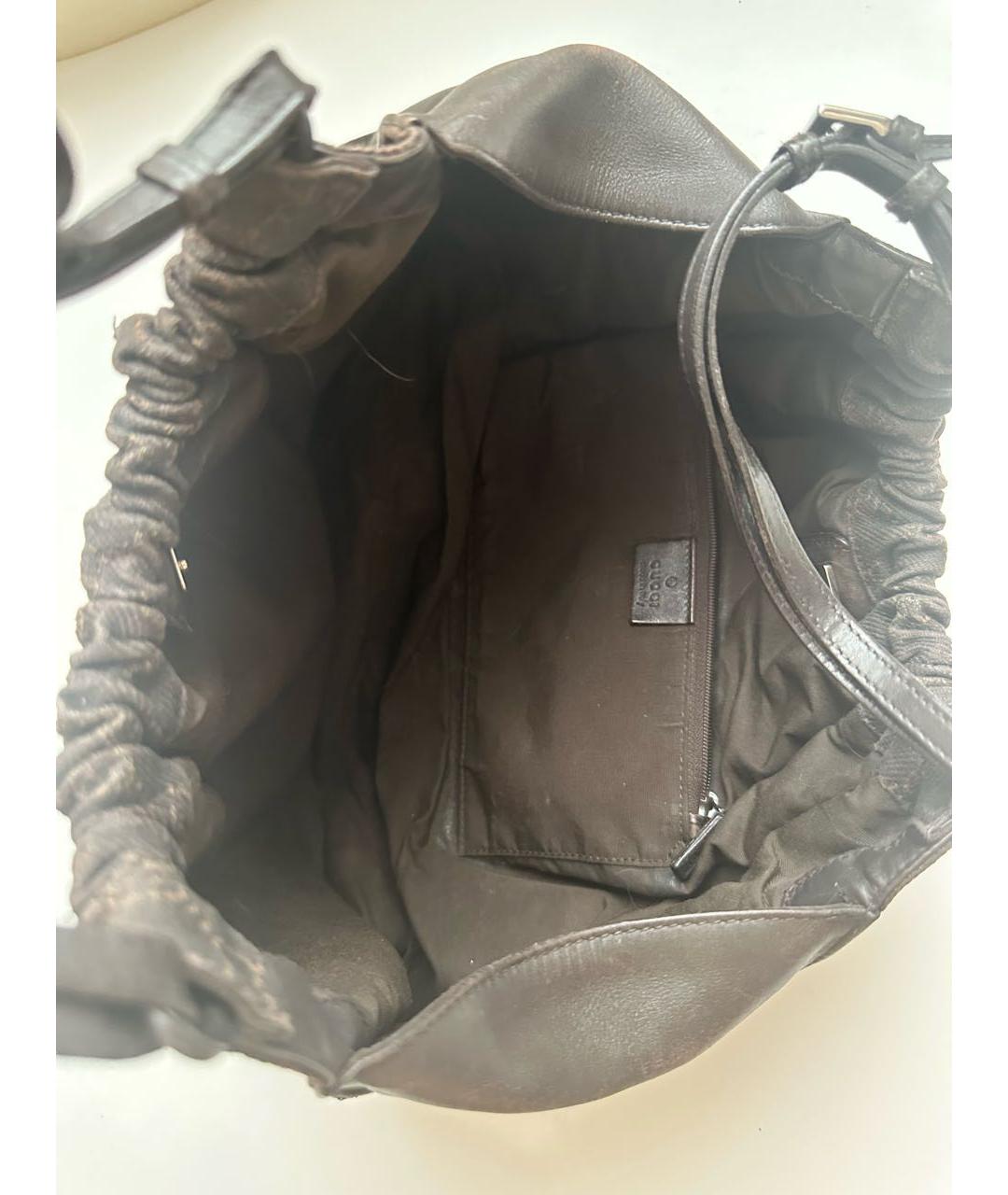 GUCCI Коричневая сумка с короткими ручками, фото 2