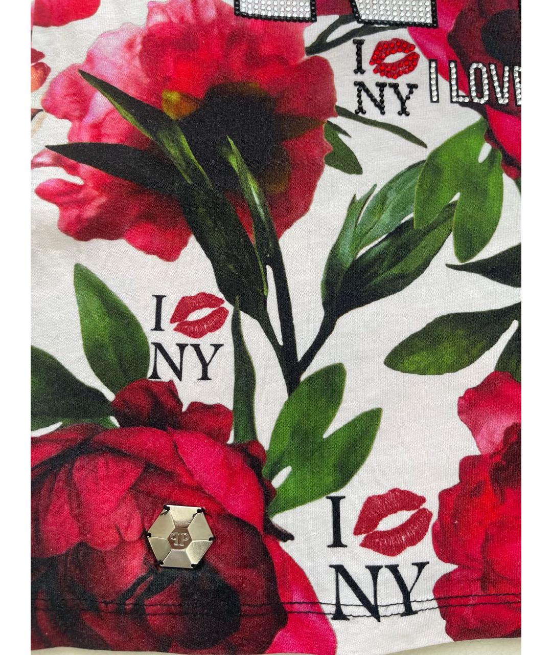 PHILIPP PLEIN Мульти футболка, фото 4