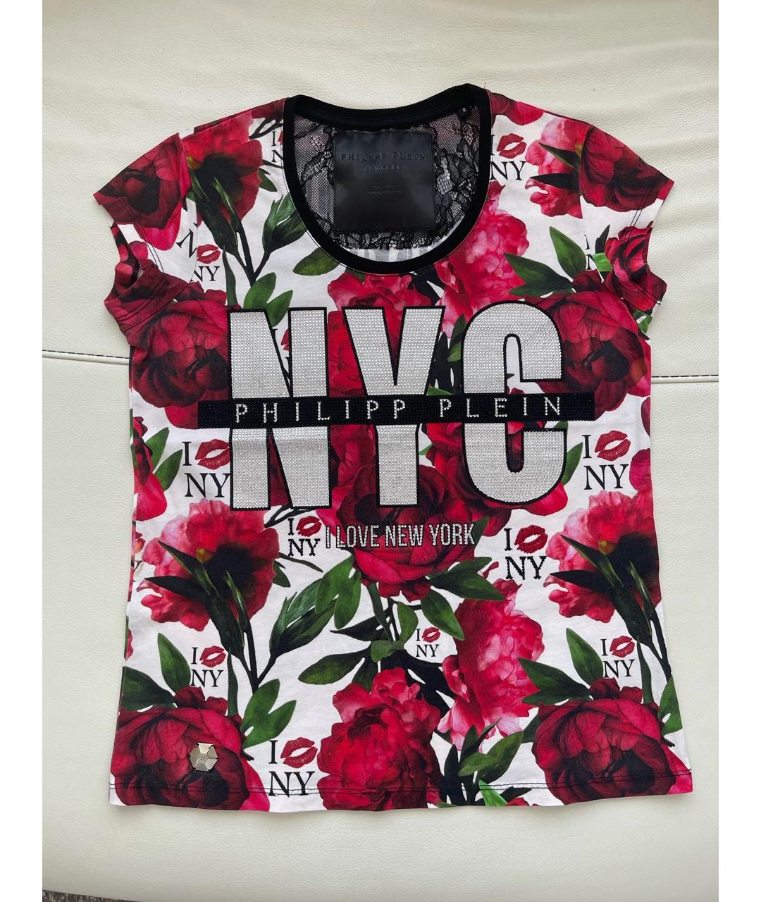 PHILIPP PLEIN Мульти футболка, фото 5