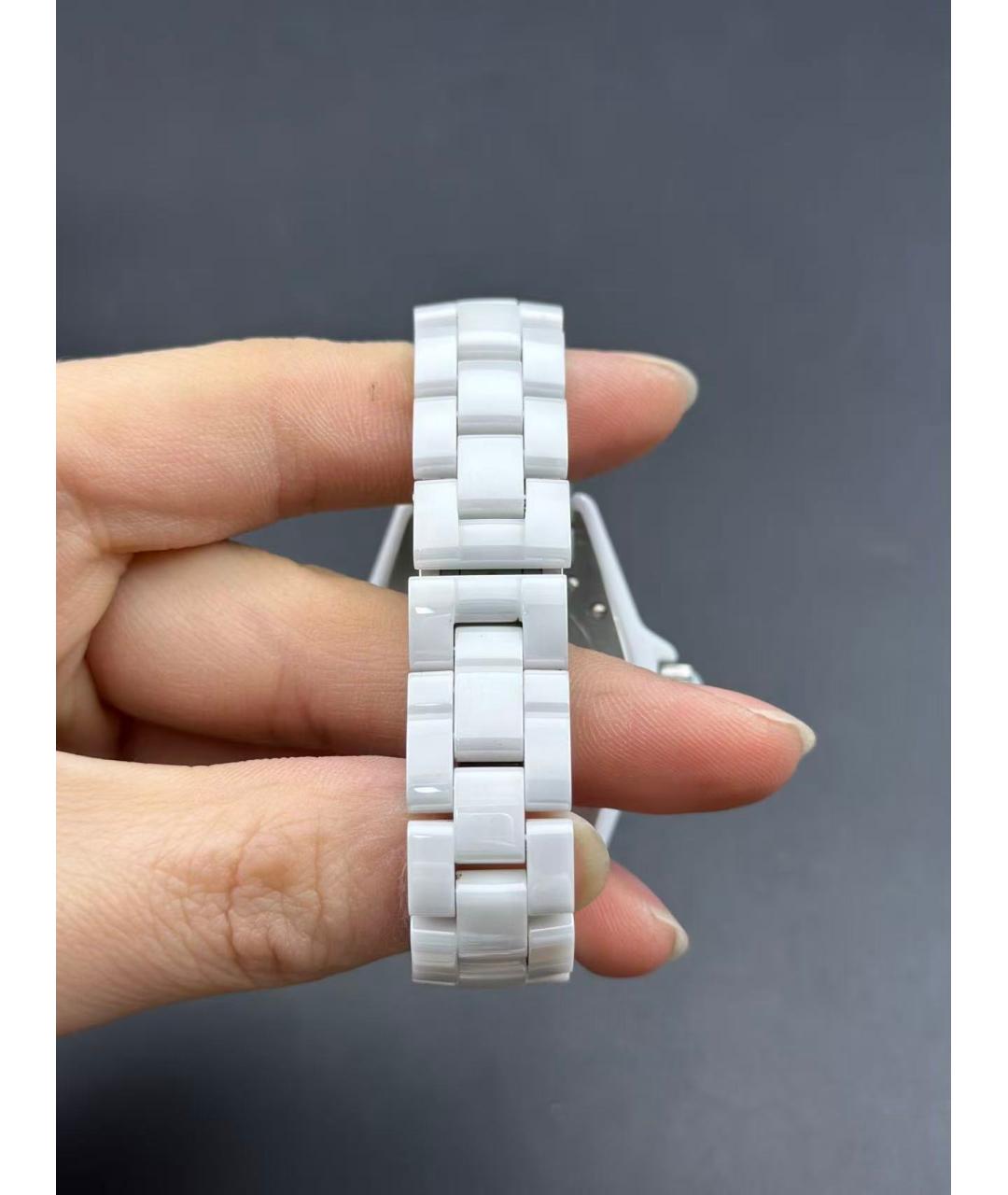 CHANEL Белые керамические часы, фото 6