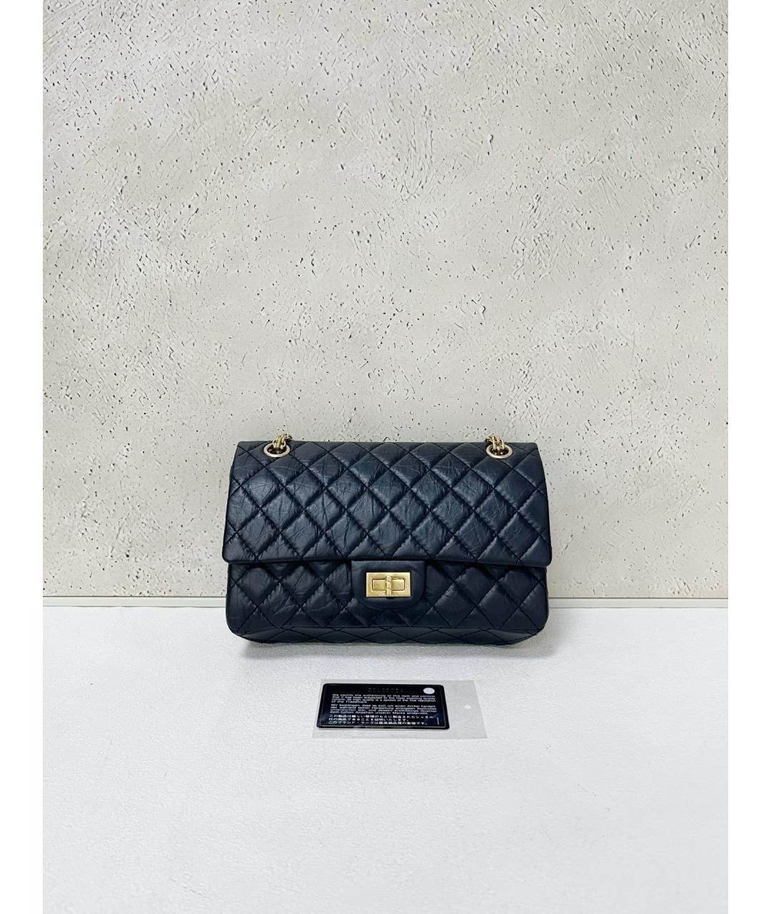 CHANEL Черная кожаная сумка через плечо, фото 6