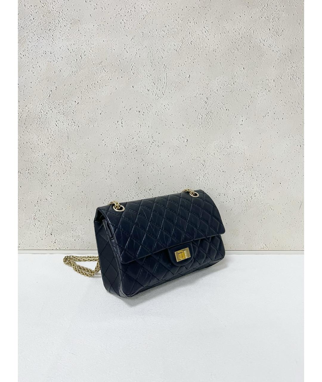 CHANEL Черная кожаная сумка через плечо, фото 4