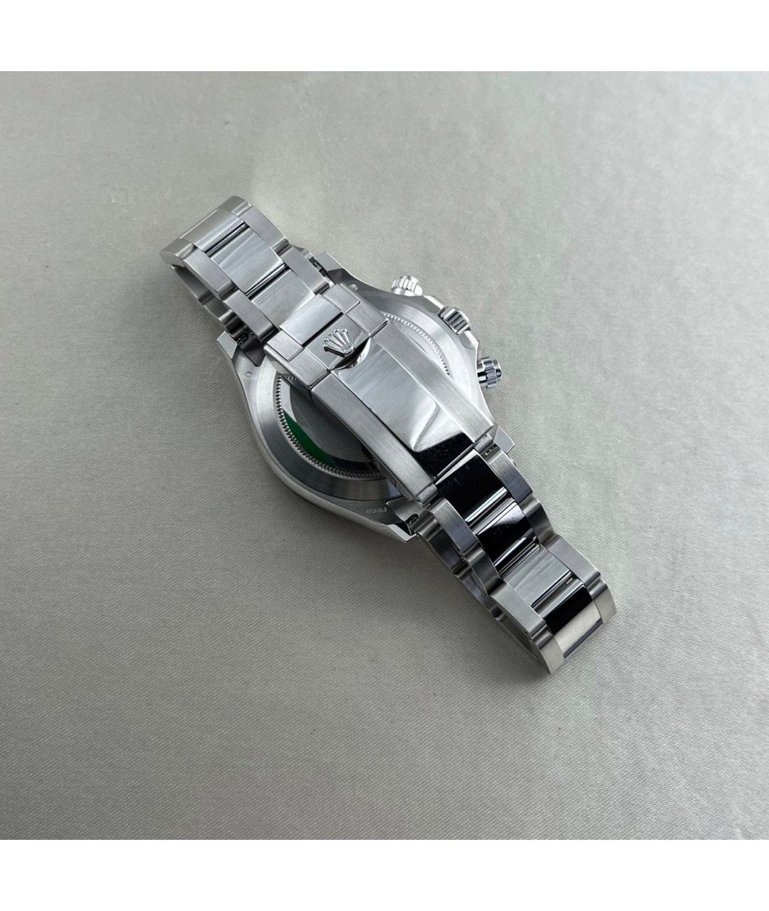 ROLEX Голубые платиновые часы, фото 5