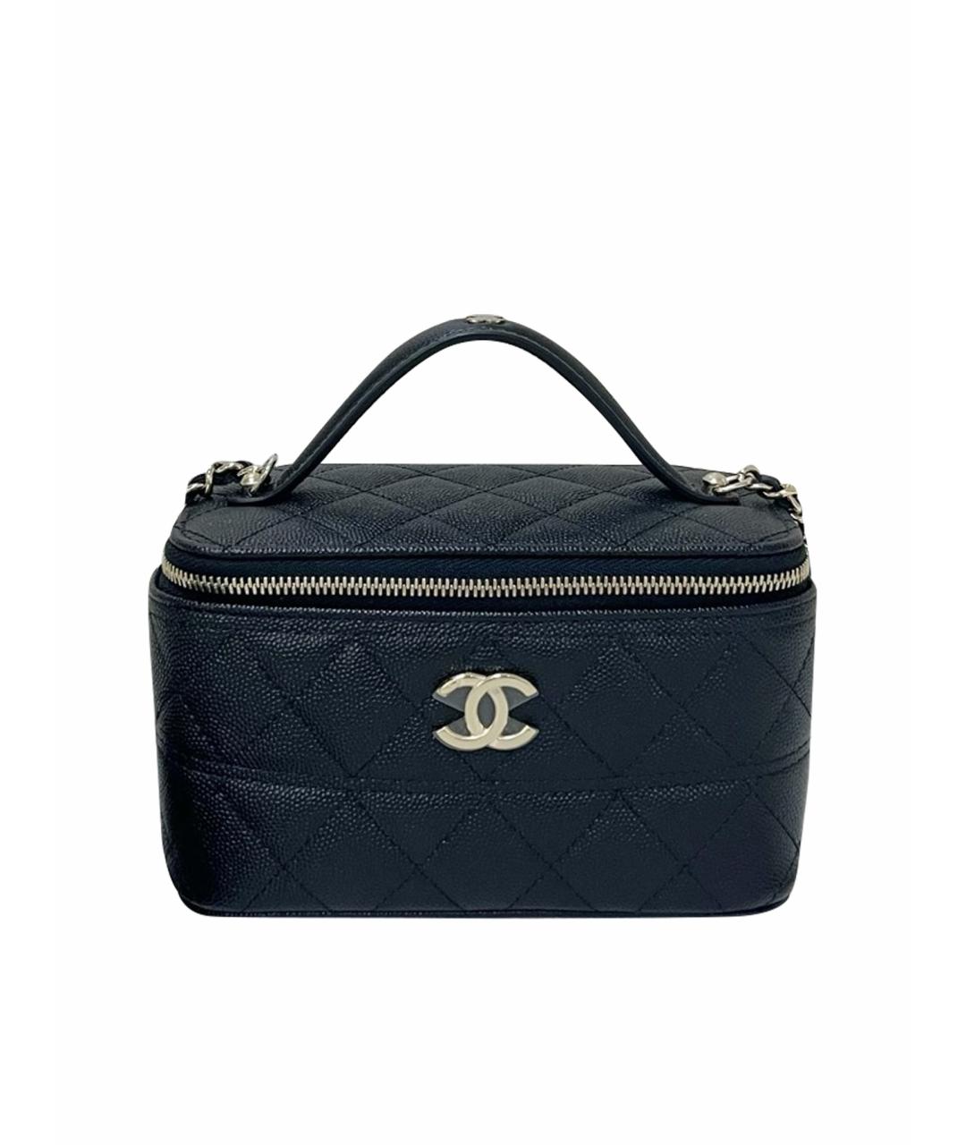 CHANEL Черная кожаная сумка через плечо, фото 1