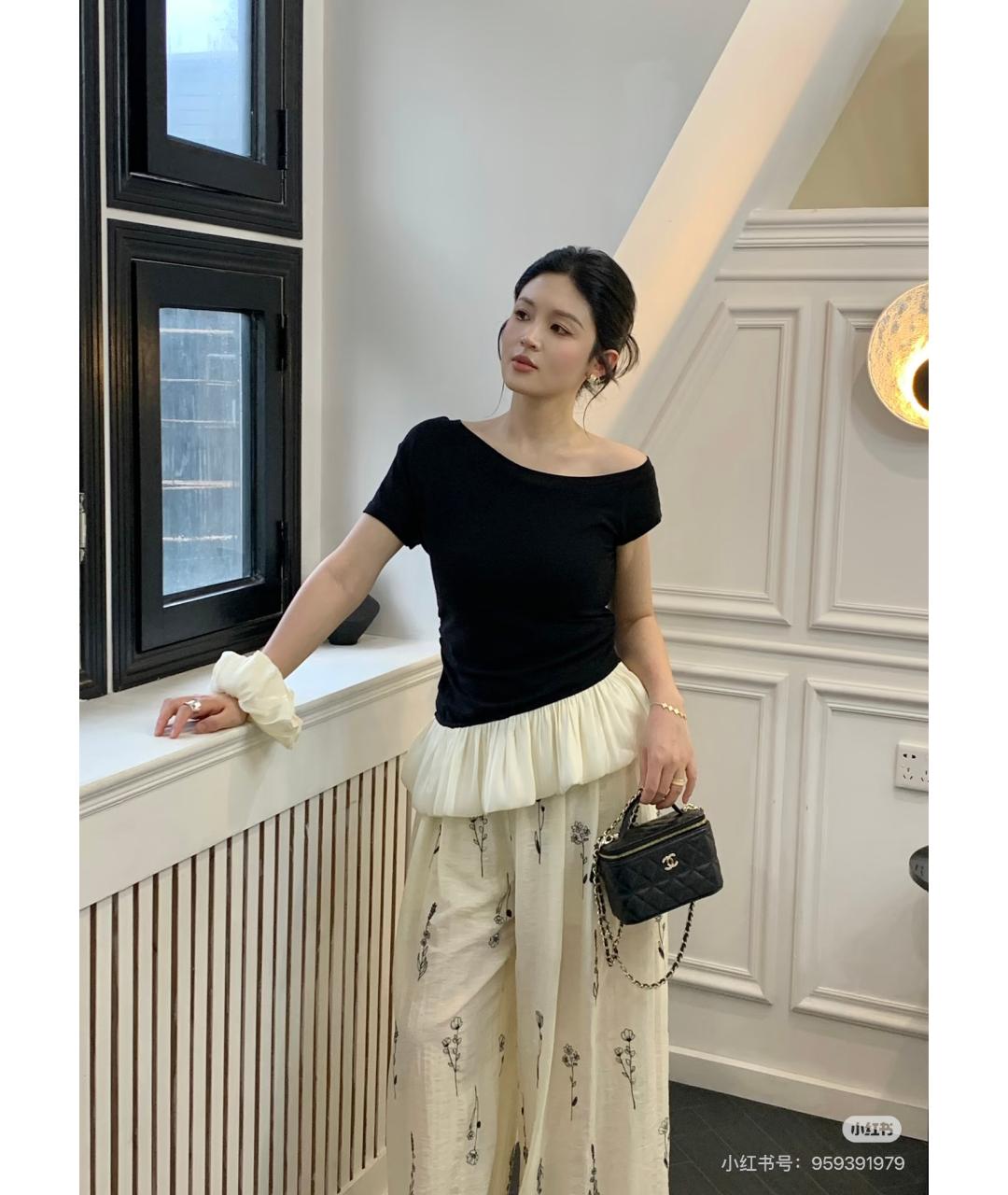 CHANEL Черная кожаная сумка через плечо, фото 6