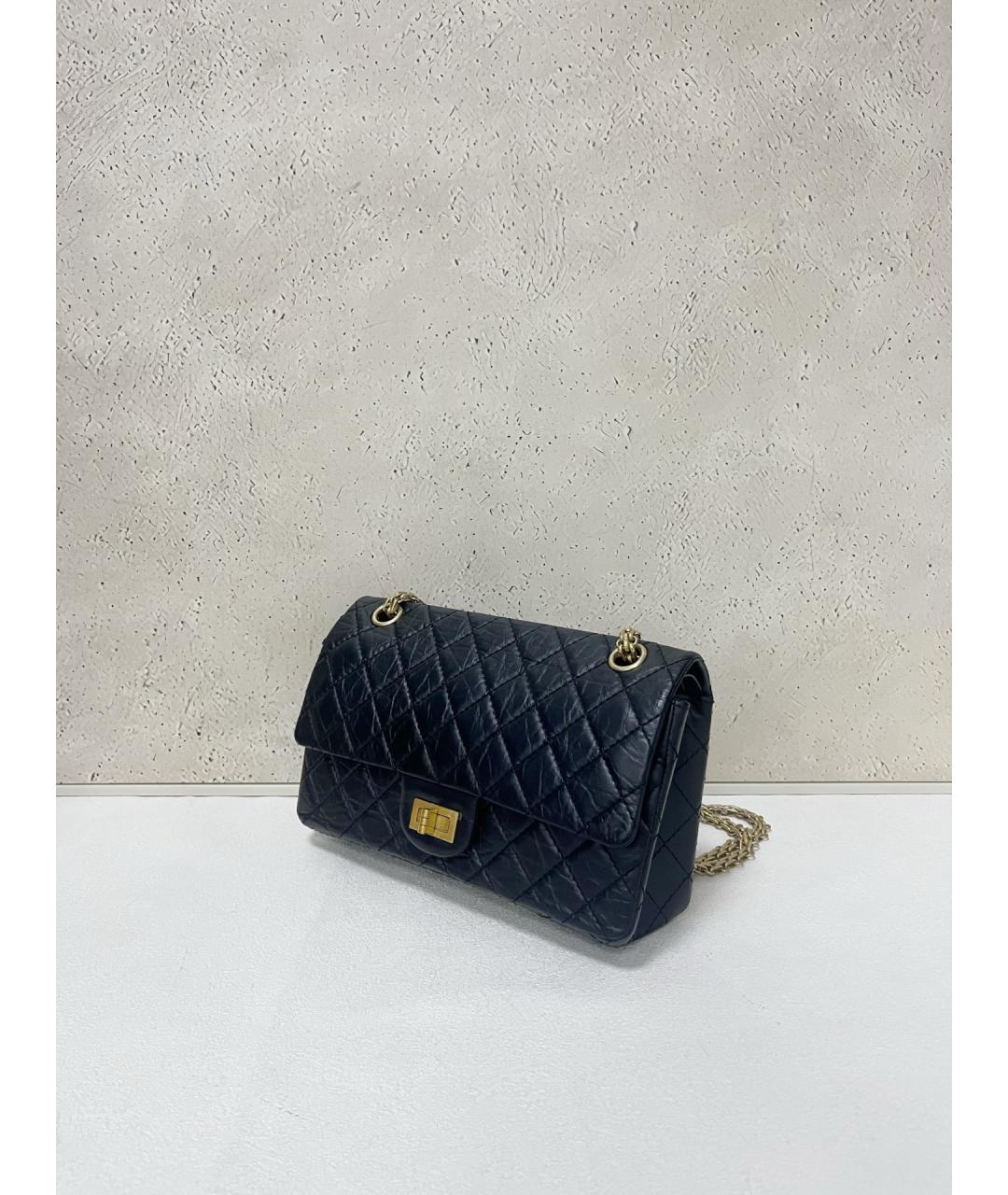 CHANEL Черная кожаная сумка через плечо, фото 4