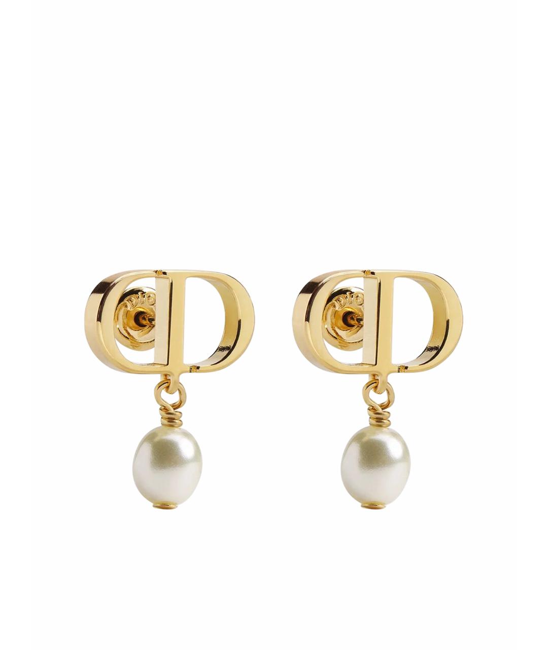 CHRISTIAN DIOR Золотые серьги, фото 1