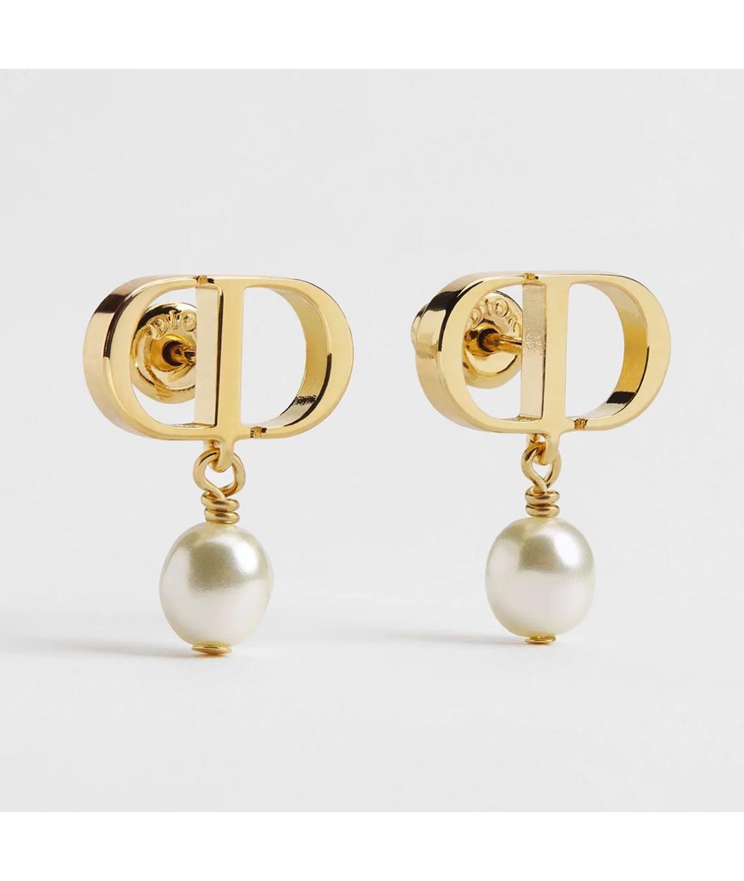 CHRISTIAN DIOR Золотые серьги, фото 4