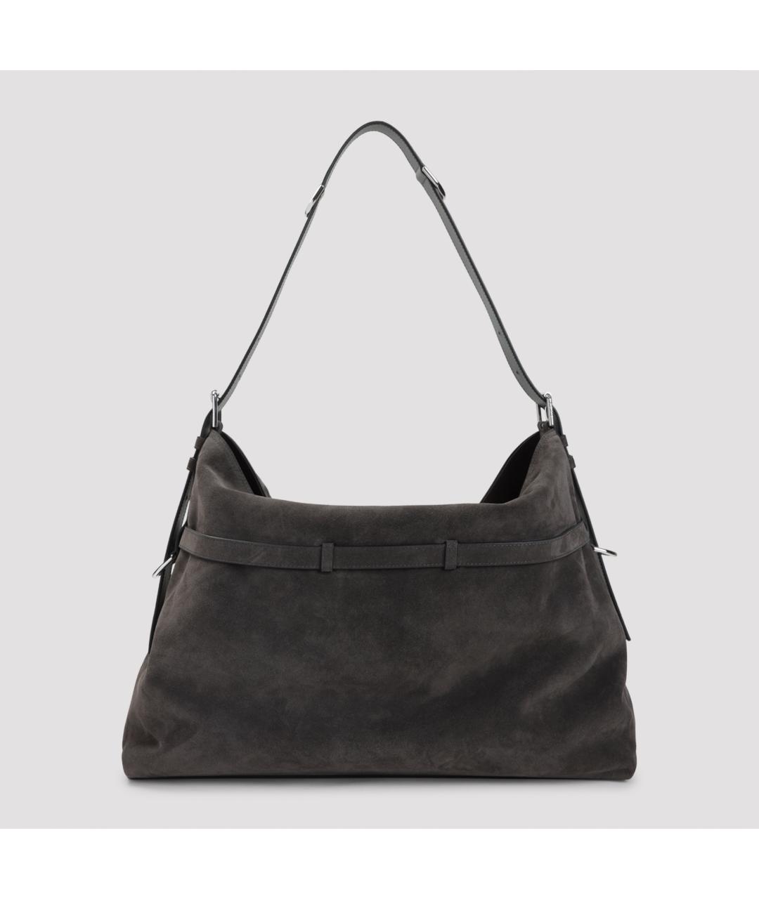 GIVENCHY Серая кожаная сумка через плечо, фото 2
