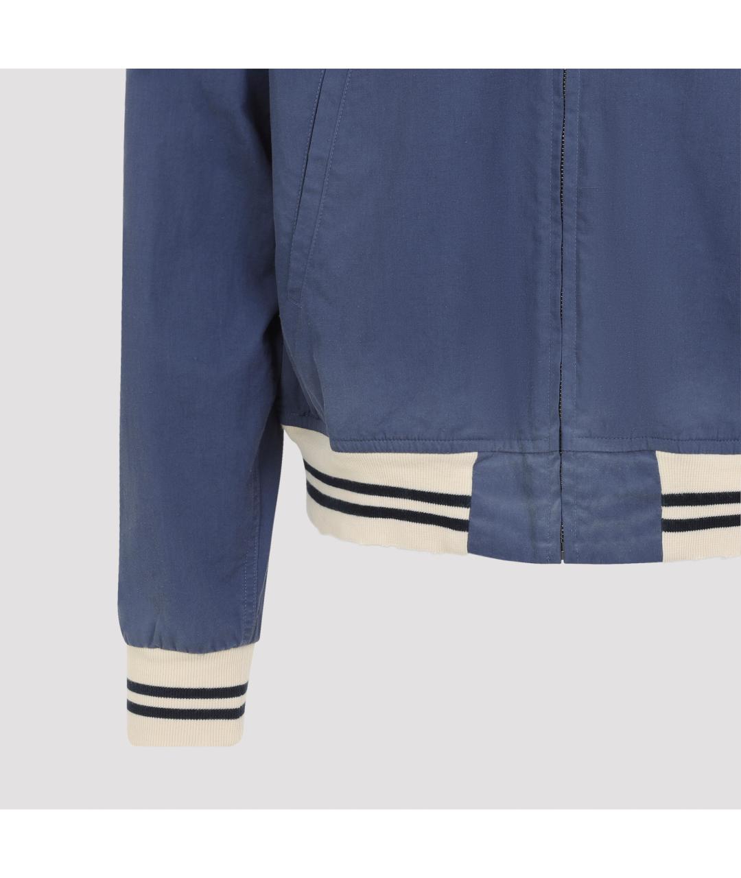 MAISON MARGIELA Синяя хлопковая куртка, фото 4