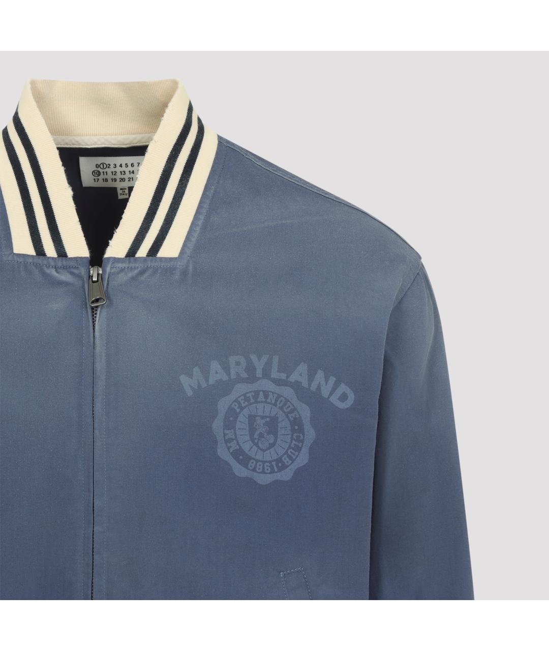 MAISON MARGIELA Синяя хлопковая куртка, фото 5