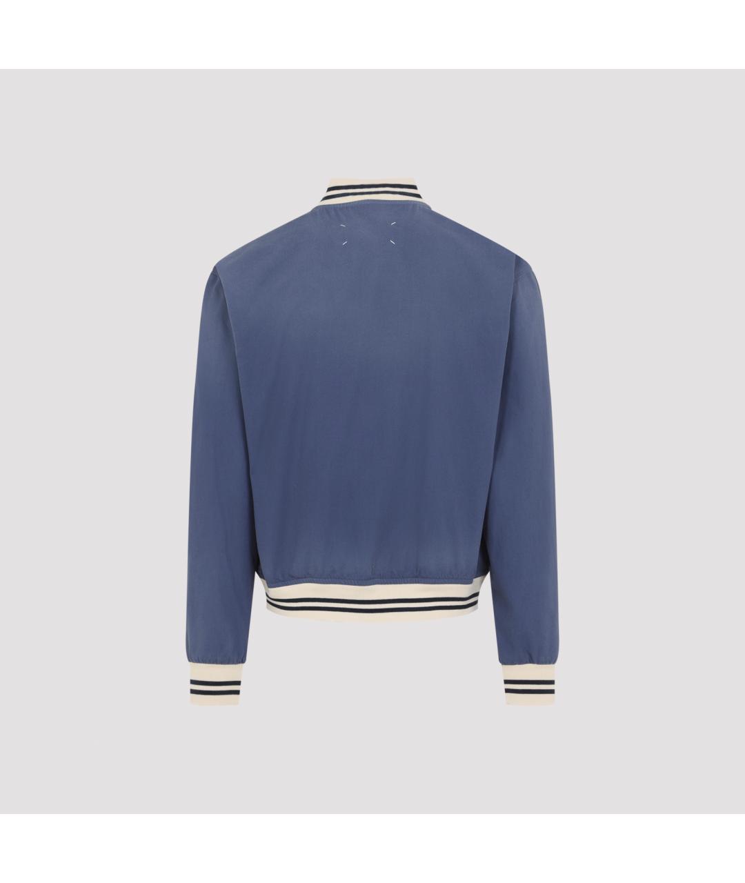 MAISON MARGIELA Синяя хлопковая куртка, фото 3