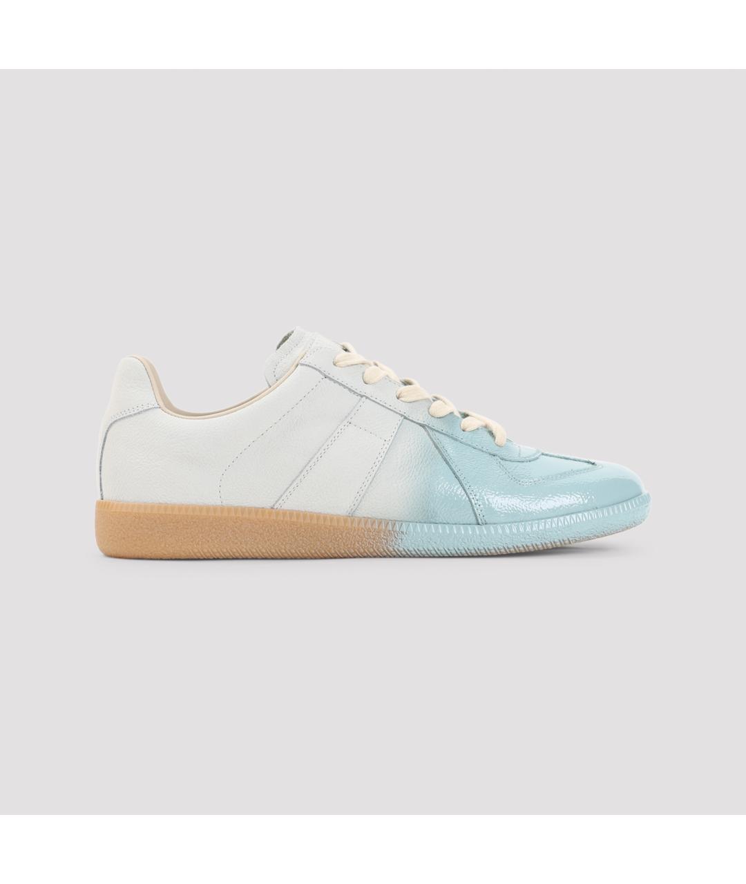 MAISON MARGIELA Мульти кожаные низкие кроссовки / кеды, фото 3