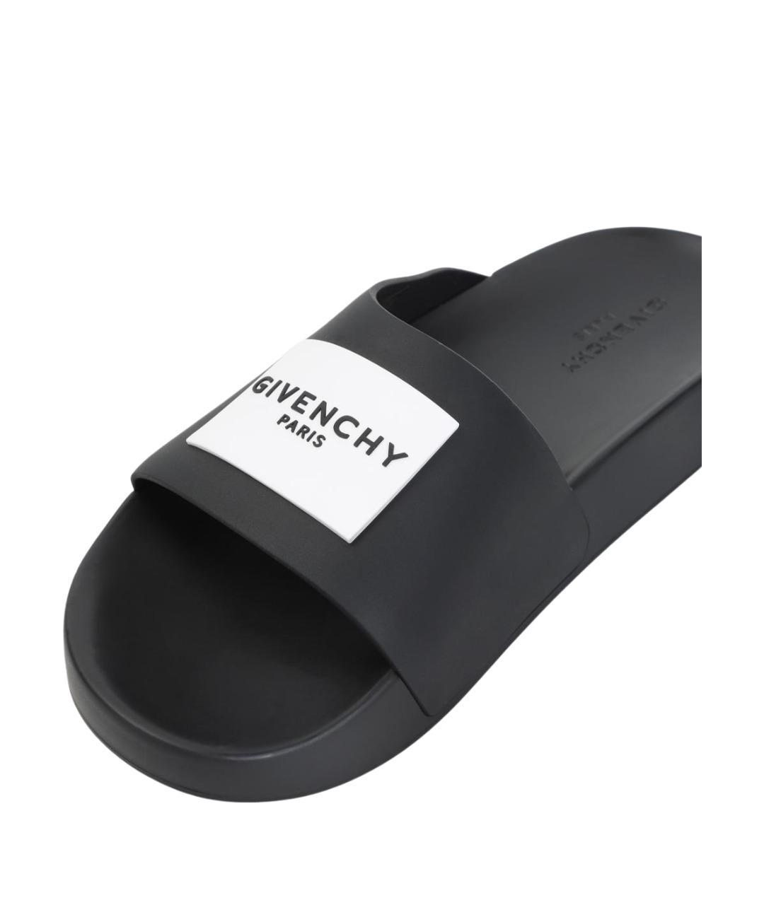 GIVENCHY Черные сандалии, фото 4