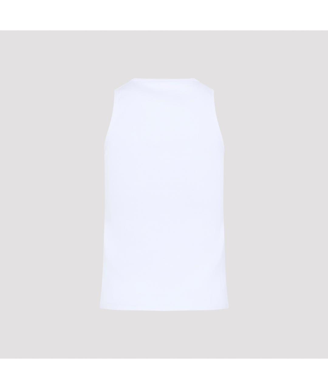 MARTINE ROSE Белая хлопковая майка, фото 2