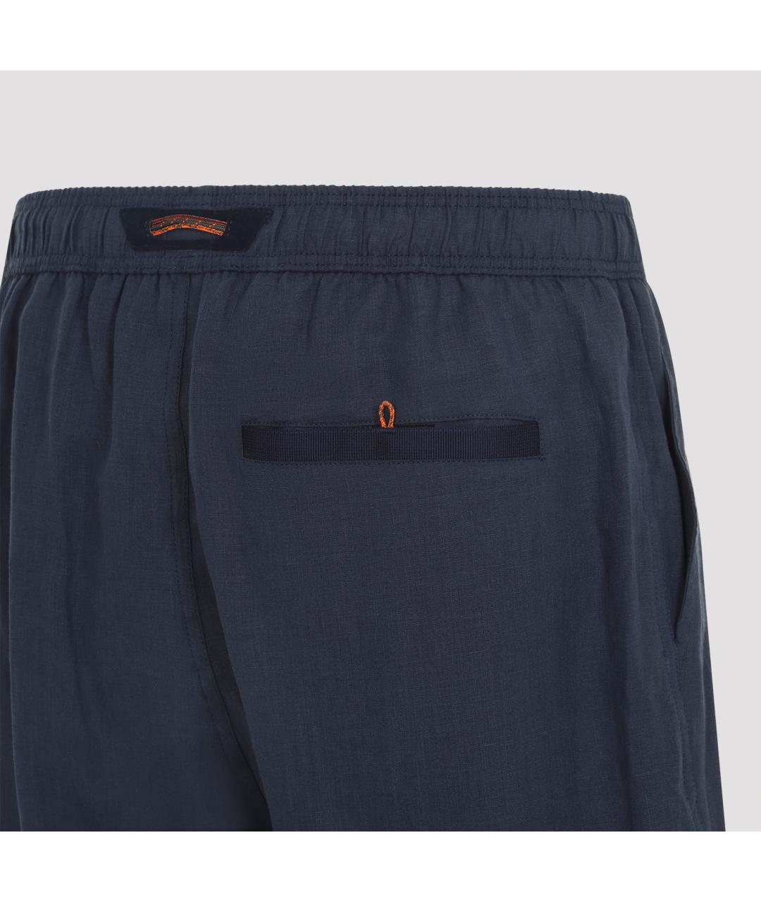 SEASE Синие льняные шорты, фото 3