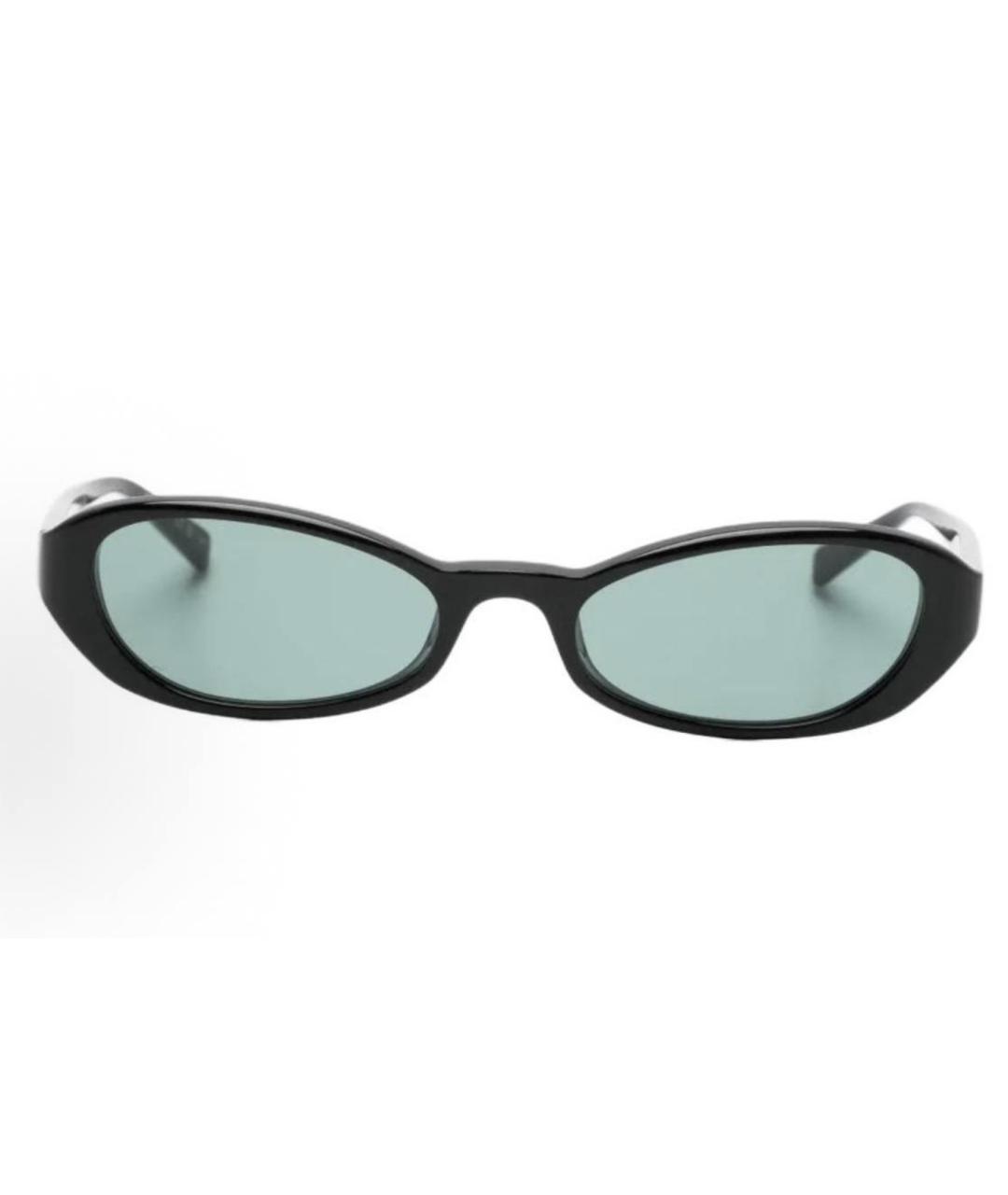 SAINT LAURENT Черные пластиковые солнцезащитные очки, фото 2