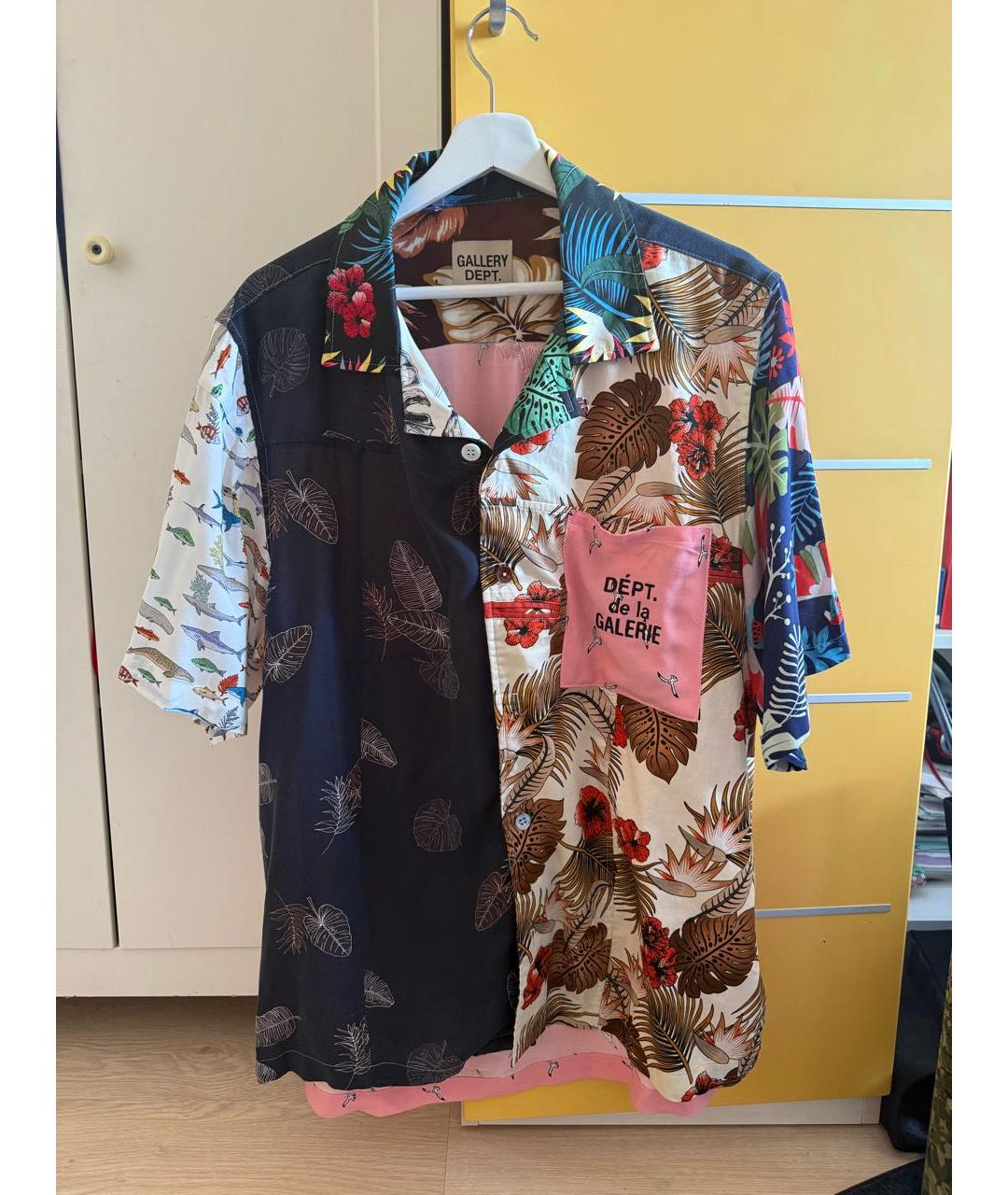 Gallery Dept Мульти хлопко-полиэстеровая кэжуал рубашка, фото 8