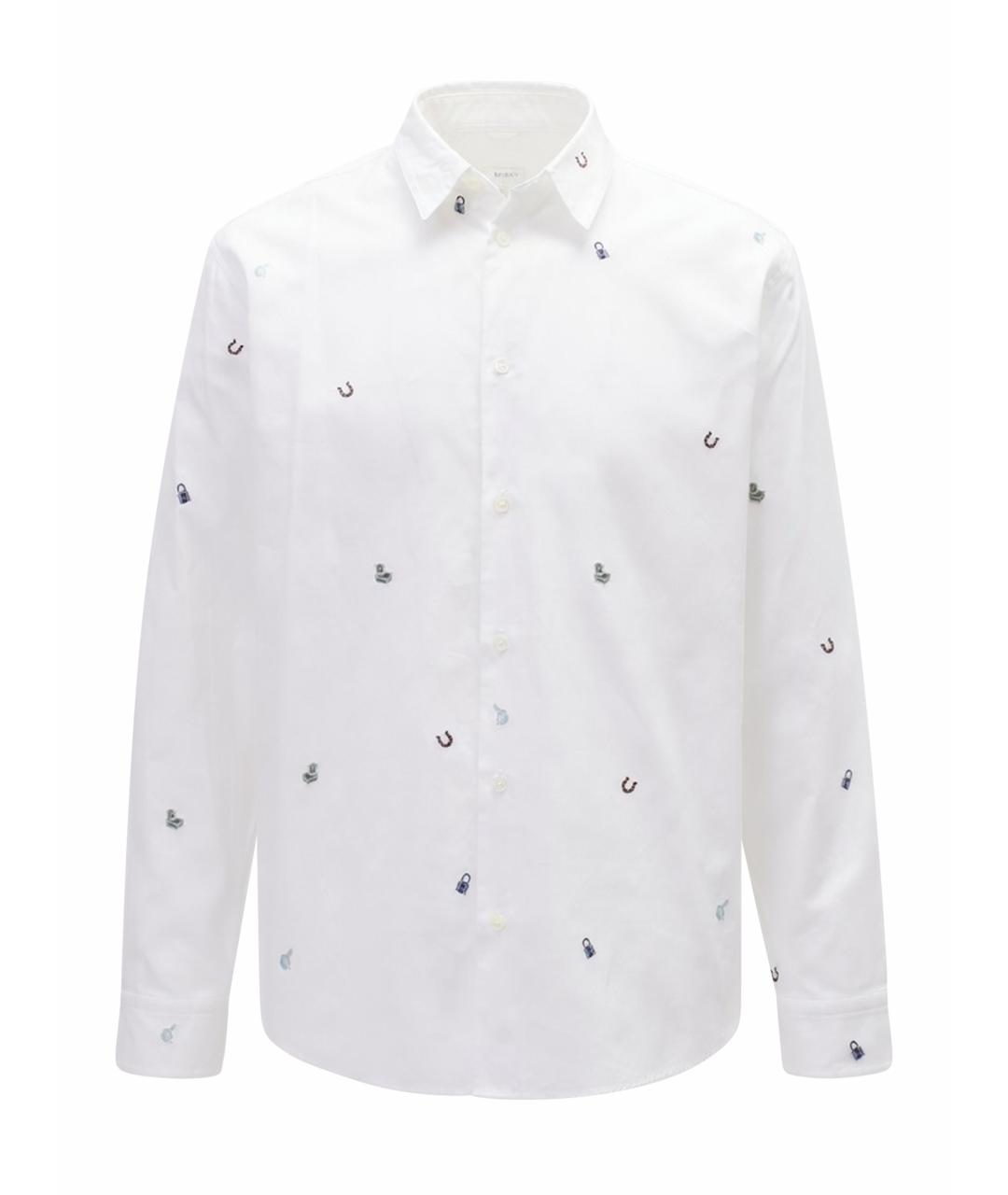 HERMES Белая хлопковая классическая рубашка, фото 1