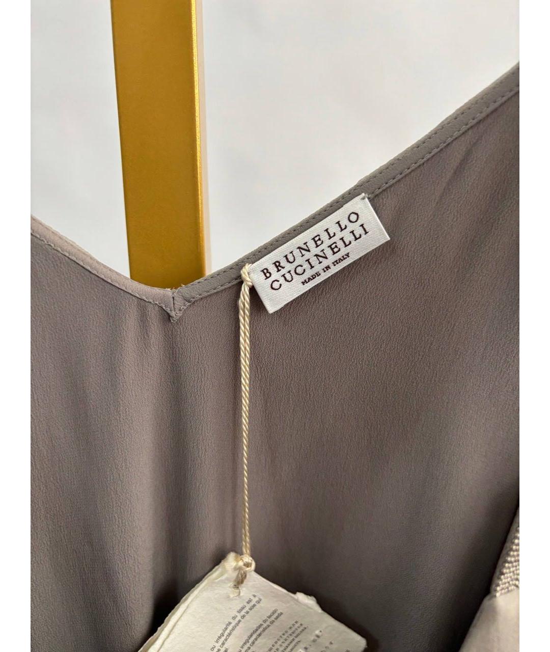 BRUNELLO CUCINELLI Шелковое повседневное платье, фото 3