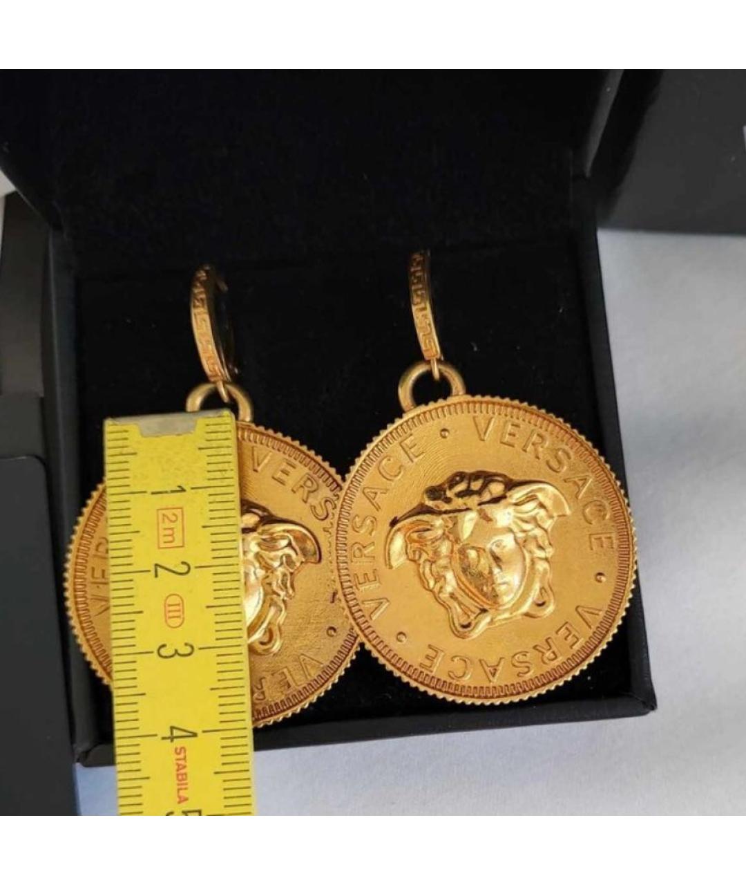 VERSACE Золотые серьги, фото 3