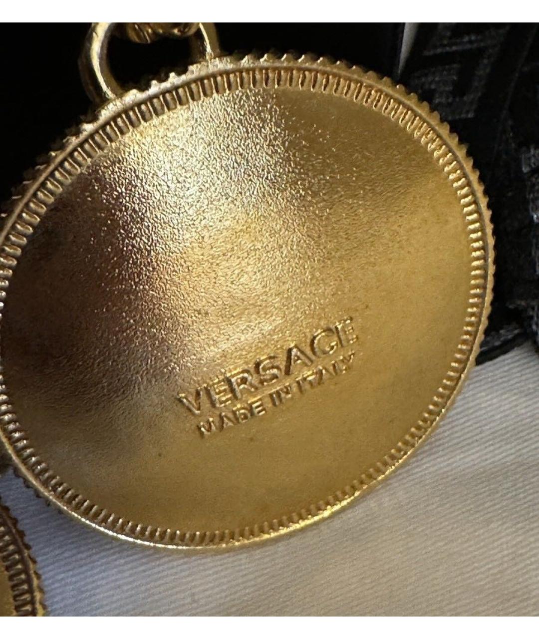 VERSACE Золотые серьги, фото 2