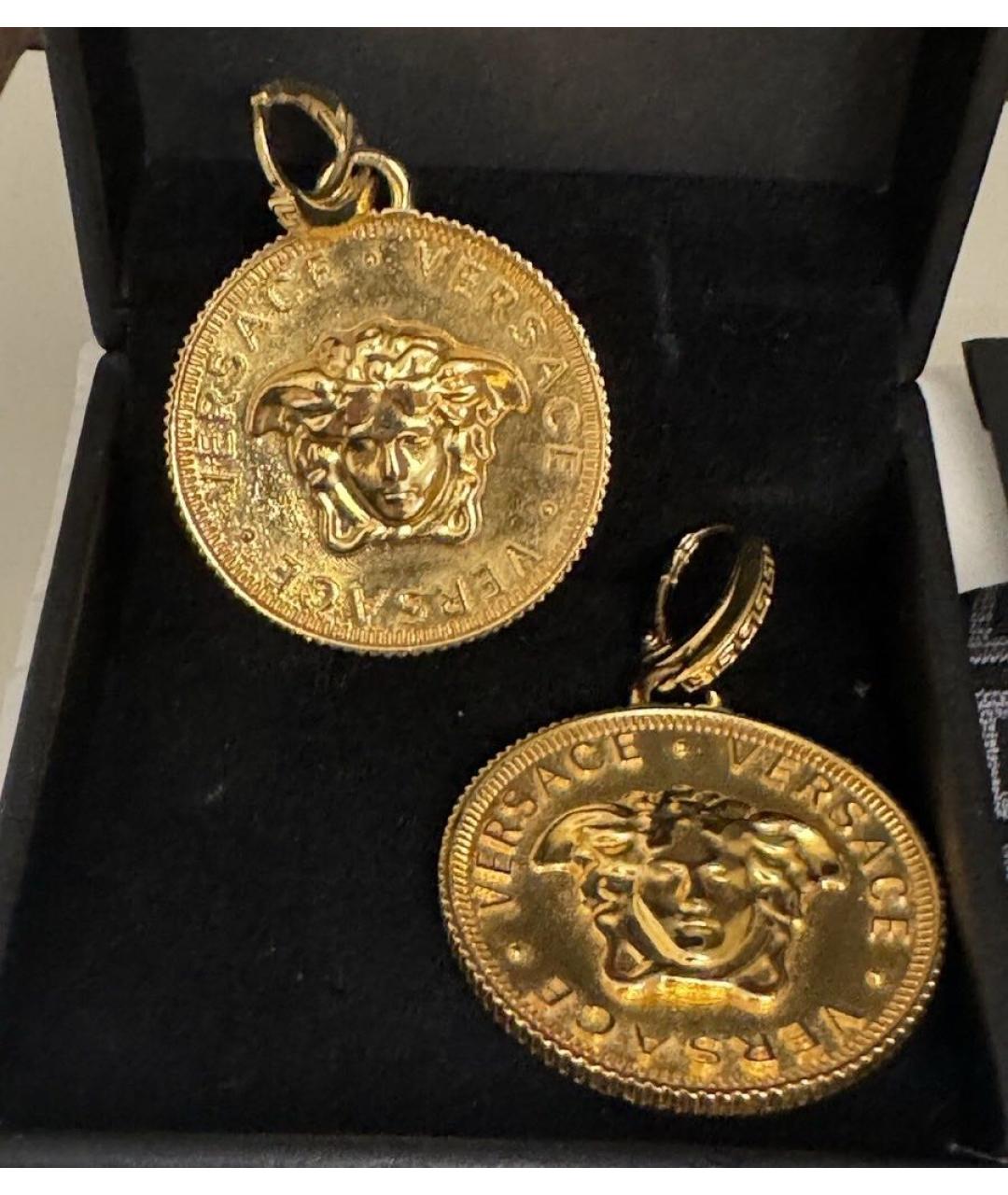 VERSACE Золотые серьги, фото 5